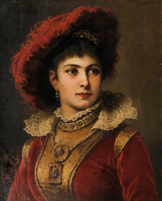 Ritratto della cantante lirica Adelina Patti